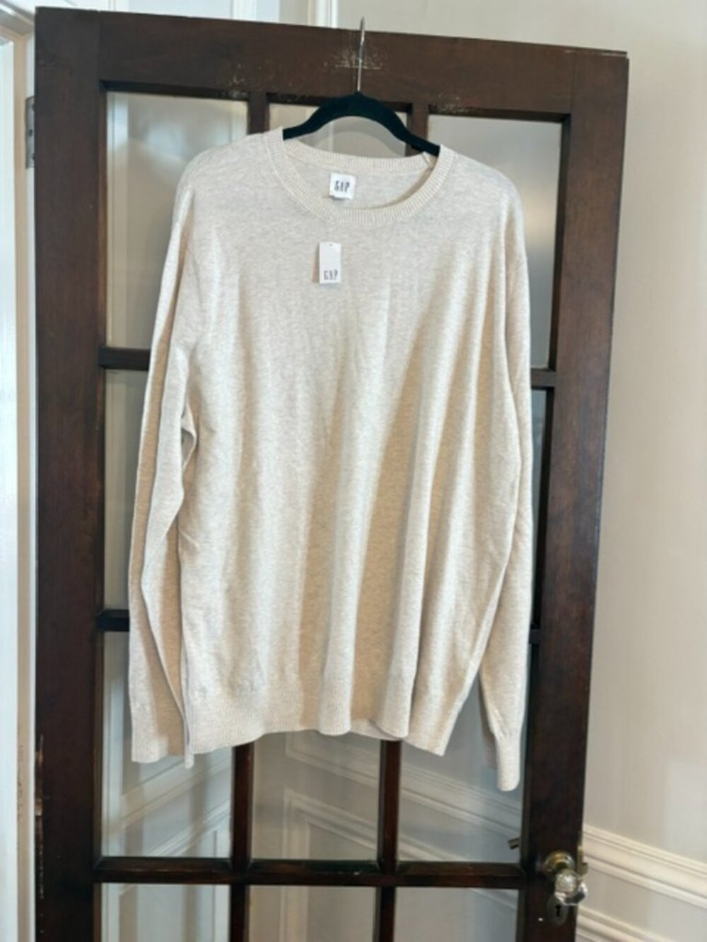 GAP Crewneck Sweater in Oatmeal, Size XL